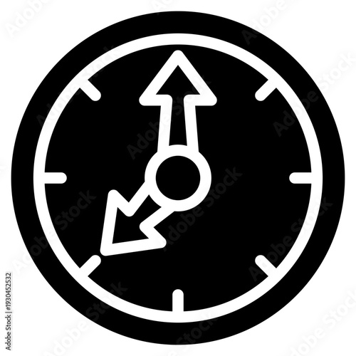 clock icon vector illustration