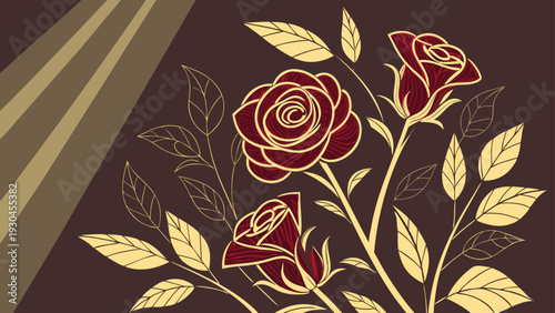 vintage floral background