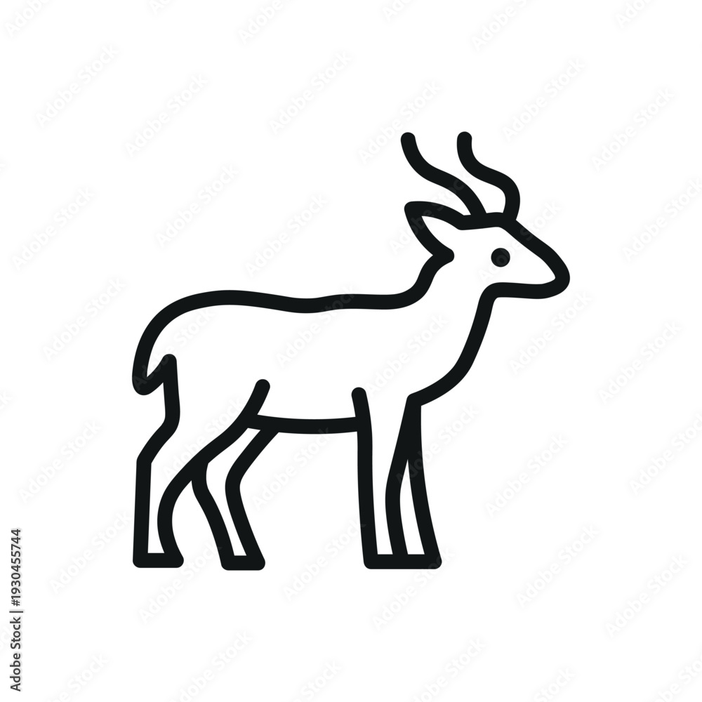 Fototapeta premium Outline Art World Wildlife Day