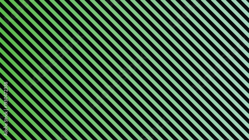 A refreshing gradient of green and light green diagonal stripes creates a smooth linear progression