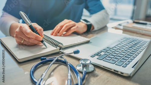 Фотография Computer usage and medical documentation in healthcare