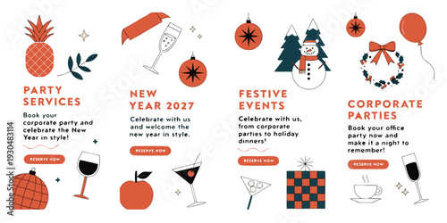 Holiday & New Year Event Services – Corporate Parties, Festive Celebrations, Party Planning & Seasonal Offers