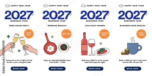 New Year 2027 Business Hotel Events: Open Night Party, Breakfast Specials, Late‑Night Dining & Exclusive Discounts