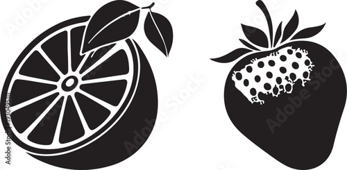 black and white pear fruit