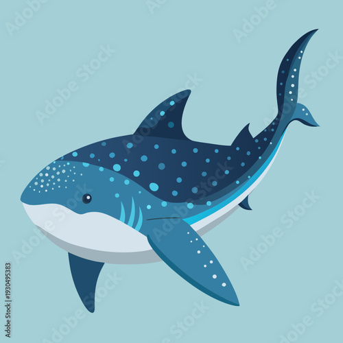 Whale Shark swimming in ocean waters