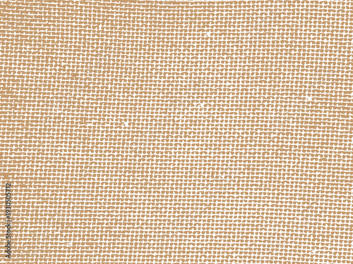 Brown burlap texture background. Close up of woven fabric material pattern for organic and natural design concept.