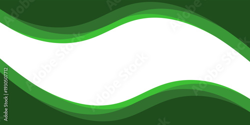 Dynamic Green Wave Abstract Background With Layered Curves And Fresh Environmental Theme For Modern Design.vector illustration eps10