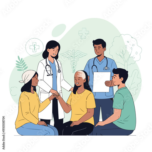 Medical Professionals Providing Emotional Support to Patients