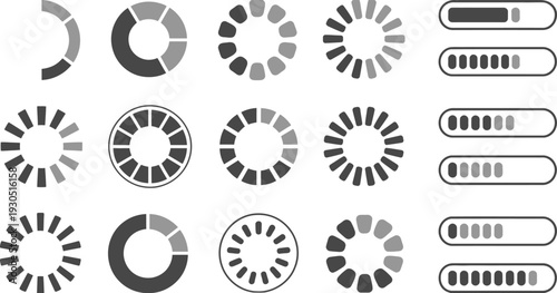 Infographic elements for data visualization