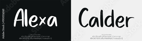 Alexa Calder, Script elegant alphabet letters font logo. Typography luxury classic lettering serif fonts decorative wedding vintage retro logos, design for fashion,beauty shop and brand . 