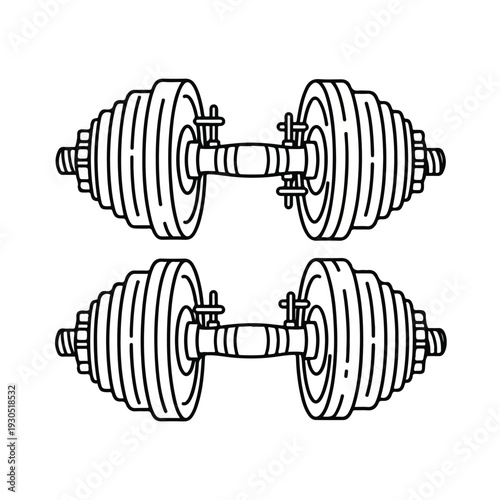 Adjustable dumbbells for strength training and fitness