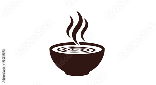 Steaming Hot Coffee in a Cup.