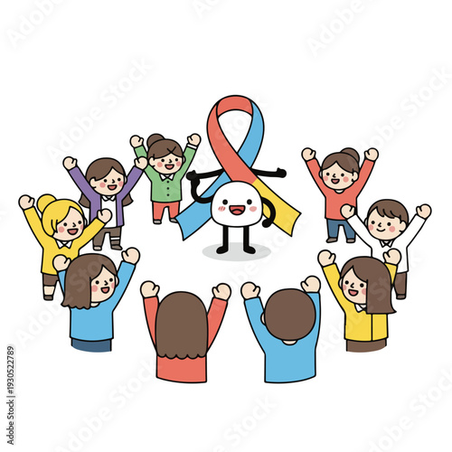 Support and solidarity raising awareness for a cause