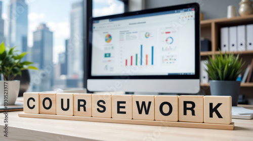 Coursework requirements for college study programs with graded submissions and credit progress, showing semester classwork management for learners and educators with evaluation criteria and due dates