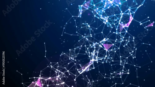 Connecting Particles Network