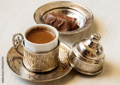 Turkish coffee with delight...