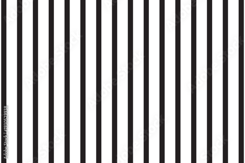 Seamless black and white vertical stripes pattern for backgrounds, textures, design elements and print, monochrome graphic design. Minimalistic streaky graphic print. Prison bar texture Vector graphic