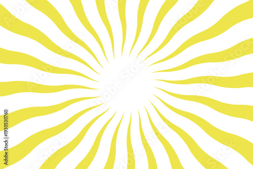 Seamless pattern Fight stamp Manga graphic texture Sun rays or star burst Black vector elements. Black and White Radial Wavy Stripe Optical Illusion Background. Monochrome Spiral Vortex Line abstract 