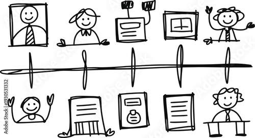 Business Communication and Teamwork Concept