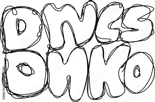 Daws Duhko Graffiti Style Text