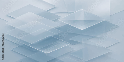 Abstract blue background featuring a 3d geometric pattern of futuristic square cubes and digital vector elements for a modern business technology wallpaper illustration