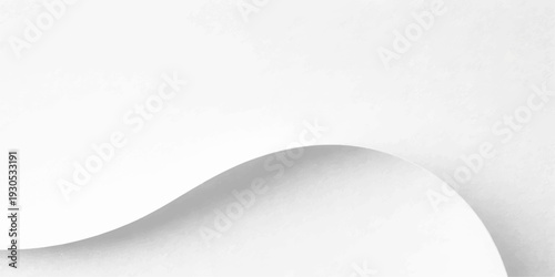 A textured white egg rests on a light paper background featuring a cold winter frost pattern and gray ice design