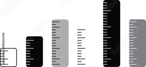 Various Rulers and Measuring Tools