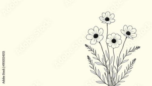 A clean, light beige background provides a versatile backdrop for showcasing products or text. It evokes a sense of calm and simplicity, ideal for mod