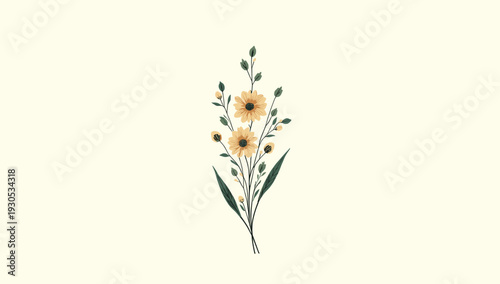 A clean, minimalist beige background evokes feelings of calm and simplicity. Ideal for website design, digital marketing, or as a backdrop for product