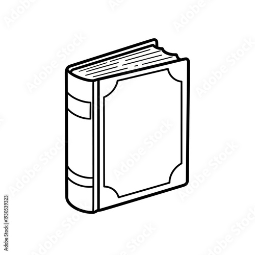 Classic Book Illustration with Elegant Cover Design for Literature Enthusiasts