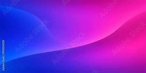 Smooth flowing waves of light and bright blue lines create an abstract purple vector background pattern with a motion design texture and pink curves for a colorful art backdrop wallpaper illustration