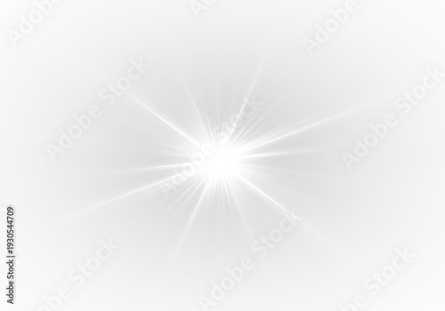 Bright starlight flare with magical glow and shimmering illumination.