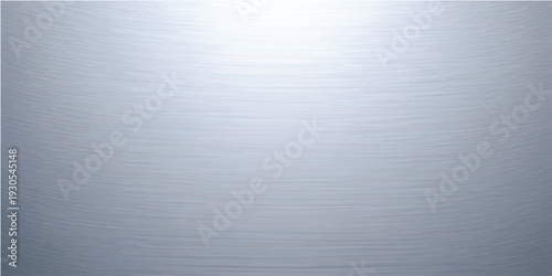 Polished silver brushed metal texture background featuring a shiny stainless steel plate pattern with light grey metallic reflections on a smooth aluminum surface material