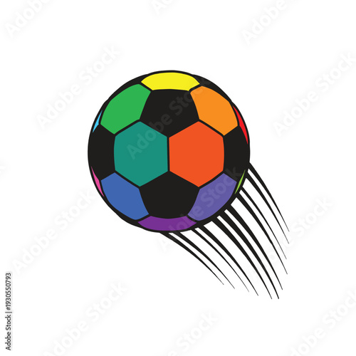 A classic black and white soccer ball is ready for a game on the field, perfect for sports and recreation themed designs and backgrounds