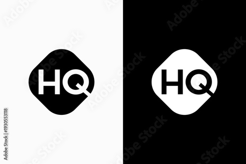 Initials HQ Vector Logo Premium