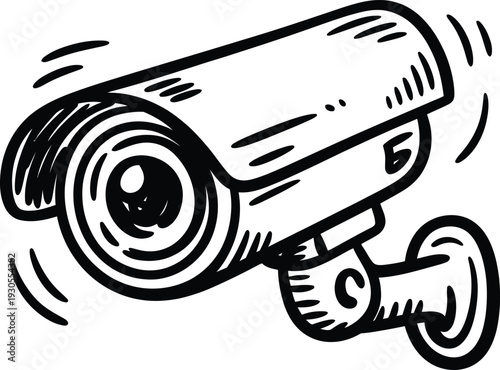 CCTV Security Camera Illustration