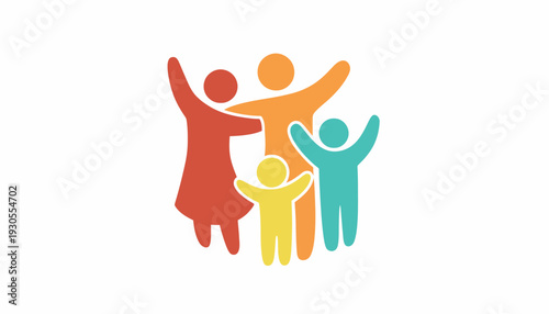 Family members celebrate together outdoors with joy and happiness FGFGF.