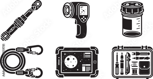 High Tech Space Exploration Tools and Equipment 
