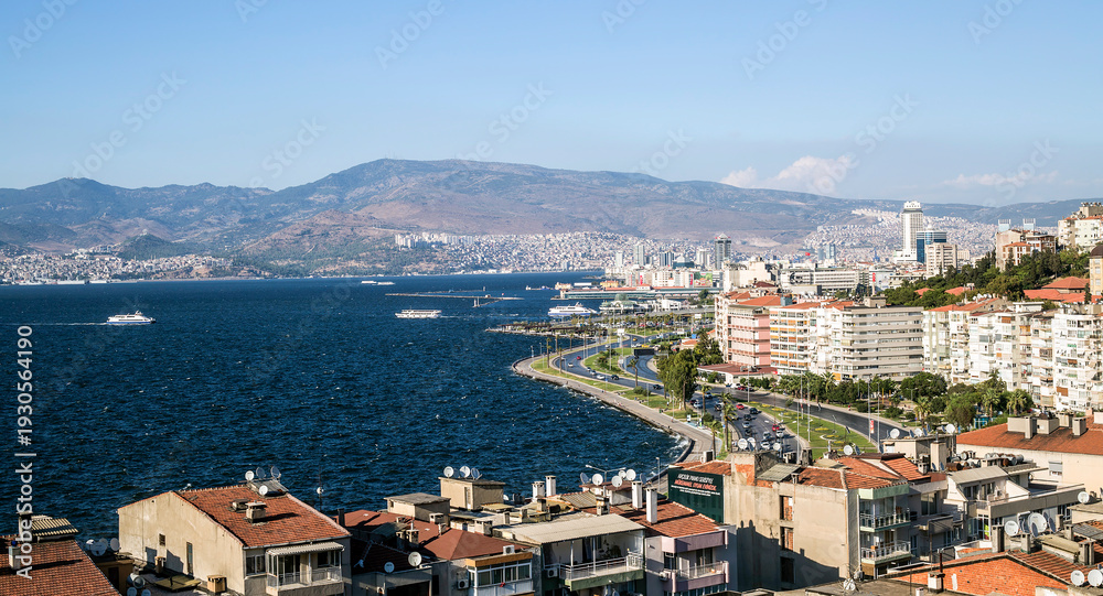 Fototapeta premium Travel concept photo; Turkey / Izmir / Konak / Kordon