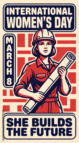 She Builds The Future Empowered Woman