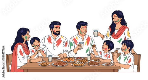 Joyful Post Holi Sweet Gathering