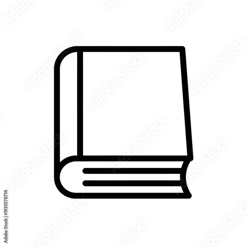 Free Download Minimalist Line Art Illustration of an Open Book on White Background - GFXLoad