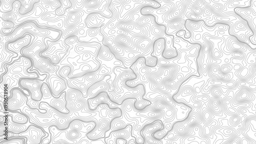 Abstract topography contour map line and modern wavy map line design, geography map contour  wave line white background. 