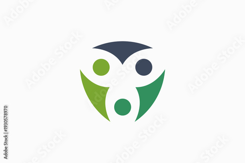 People Community Vector Logo Premium