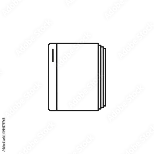 Minimalist Modern Notebook with Elegant Design for Creative Writing and Organization