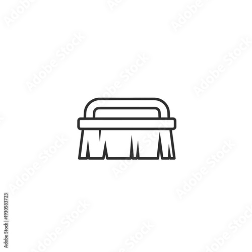 Powerful Industrial Brush Tool for Surface Cleaning and Maintenance