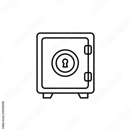 Secure Safe Lockbox for Valuable Items in a Modern Storage Facility