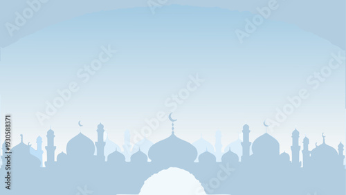 Silhouettes of iconic domes against a serene sky at sunset