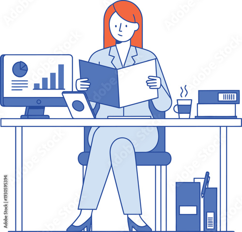 [no text] Flat illustration of a busi_20260227_111859