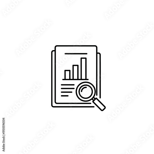 Business Data Analysis and Growth Charts on Digital Screen for Market Research